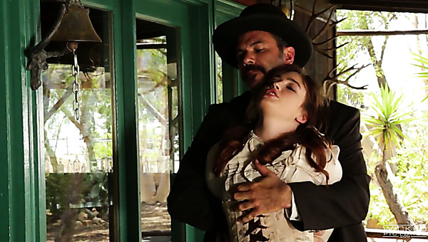 Mature old man is lucky to get under Jessika Drake's skirt