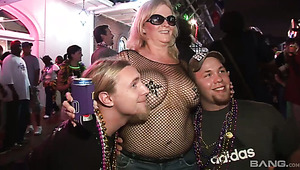 Jenna is a party slut for sure and she loves to show off her tits