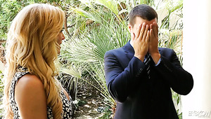 Stunning MILFie housewife Cherie Deville greets her hubby with facesitting
