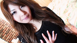 Zealous busty Japanese Maria Amane gets her hungry vagina poked missionary