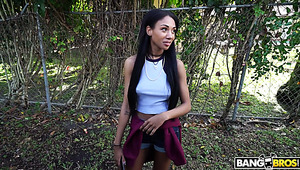 Perverted sexy busty nympho Alexis Avery doesn't mind being used in van
