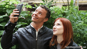 Highly emotional redhead Emily Red is happy to be fucked by stud
