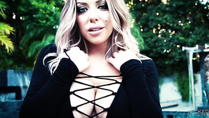 Amazing giant boobed Karma RX feels awesome about riding sloppy dick