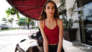 Being easily picked up girl Natalia Nix rides sloppy cock of a stranger