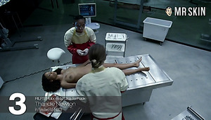 Juicy booty flashed by real movie actress Alicia Vikander is priceless