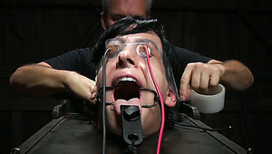 Horny and sassy whore gets punished in a weird BDSM way