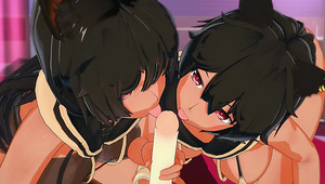 Hentai with two Egyptian sluts