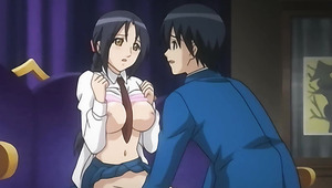 School Girl attracts her crush and has her first time with him