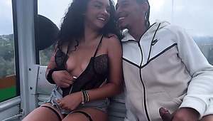 Slut Gives Stranger Blowjob In Public Then Gets Fucked In The Forest